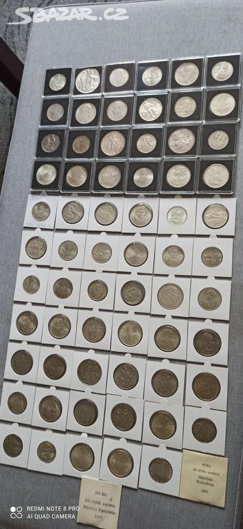 Sbírka stříbrných pamětních mincí