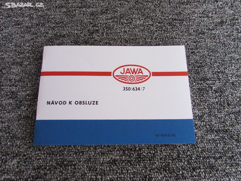 Jawa 350 634-7 návod k obsluze