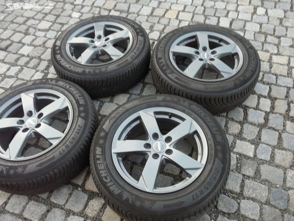 ALU KOLA + ZIMNÍ PNEU ŠKODA 17"VW SEAT 215/65R17