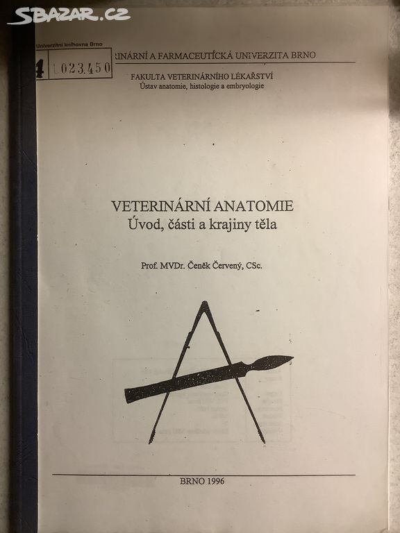 Skripta veterinární anatomie