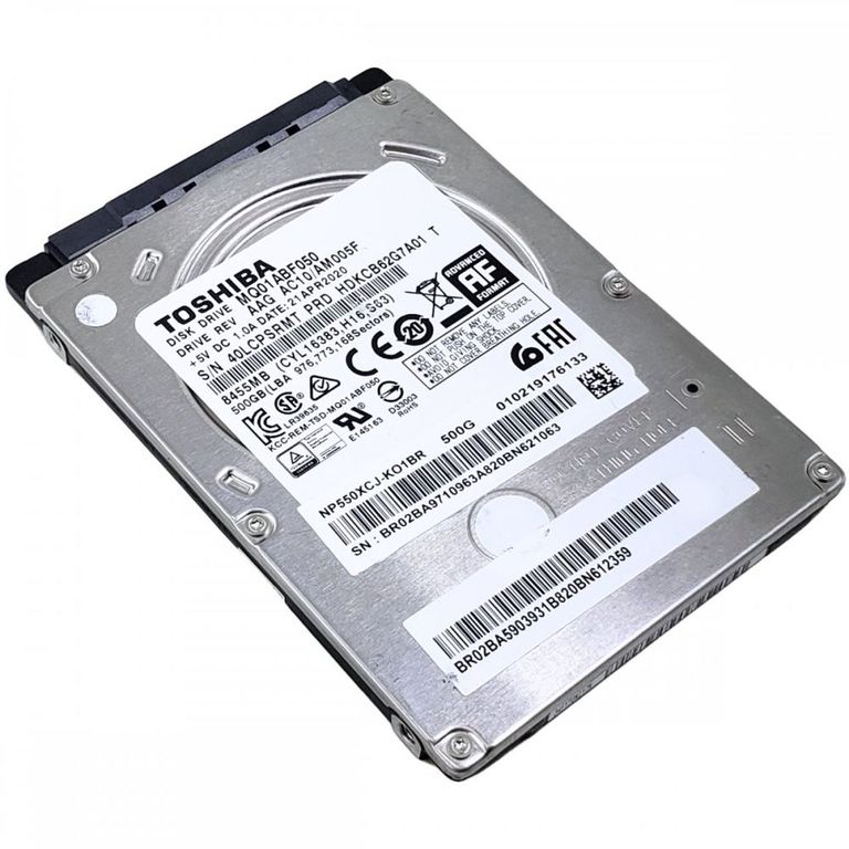 Harddisk 2,5" 500GB Toshiba MQ01ABF050 SATA II