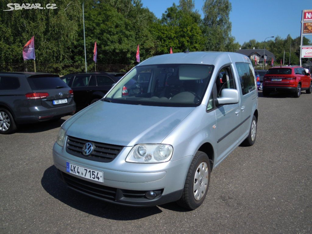 VW Caddy 2.0i CNG 109koní r.v.8/2007 -