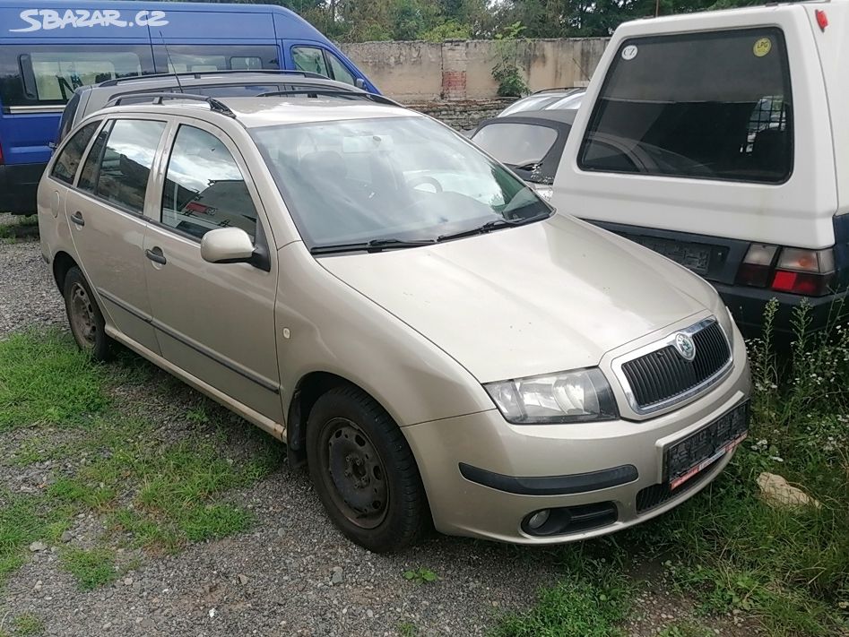 Prodám náhradní díly na Škoda Fabia Combi 1.2 12V