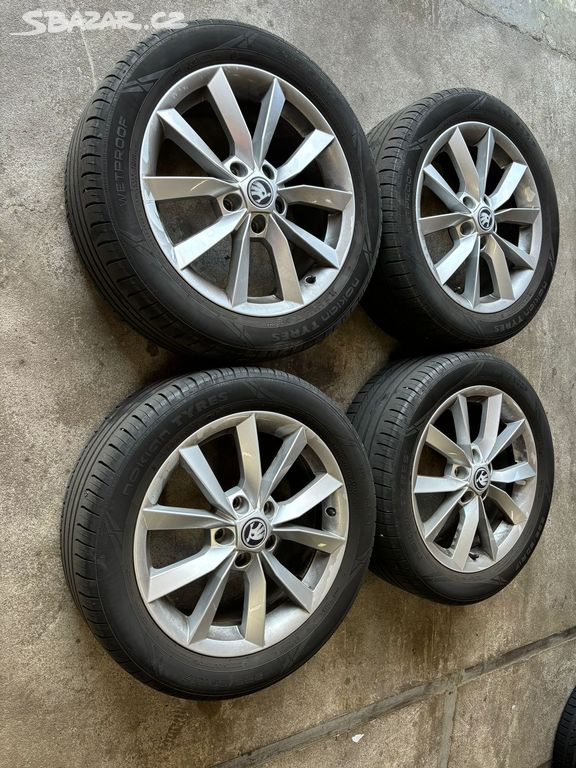 ALU KOLA ŠKODA 5x112 R17 disky Octavia Superb 17