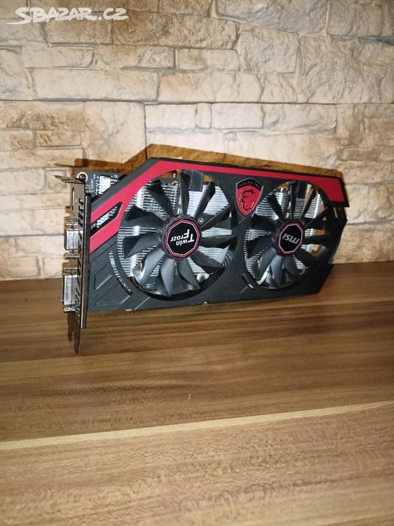 Starší herní grafika MSI GTX 750Ti 2GB Twin Frozr