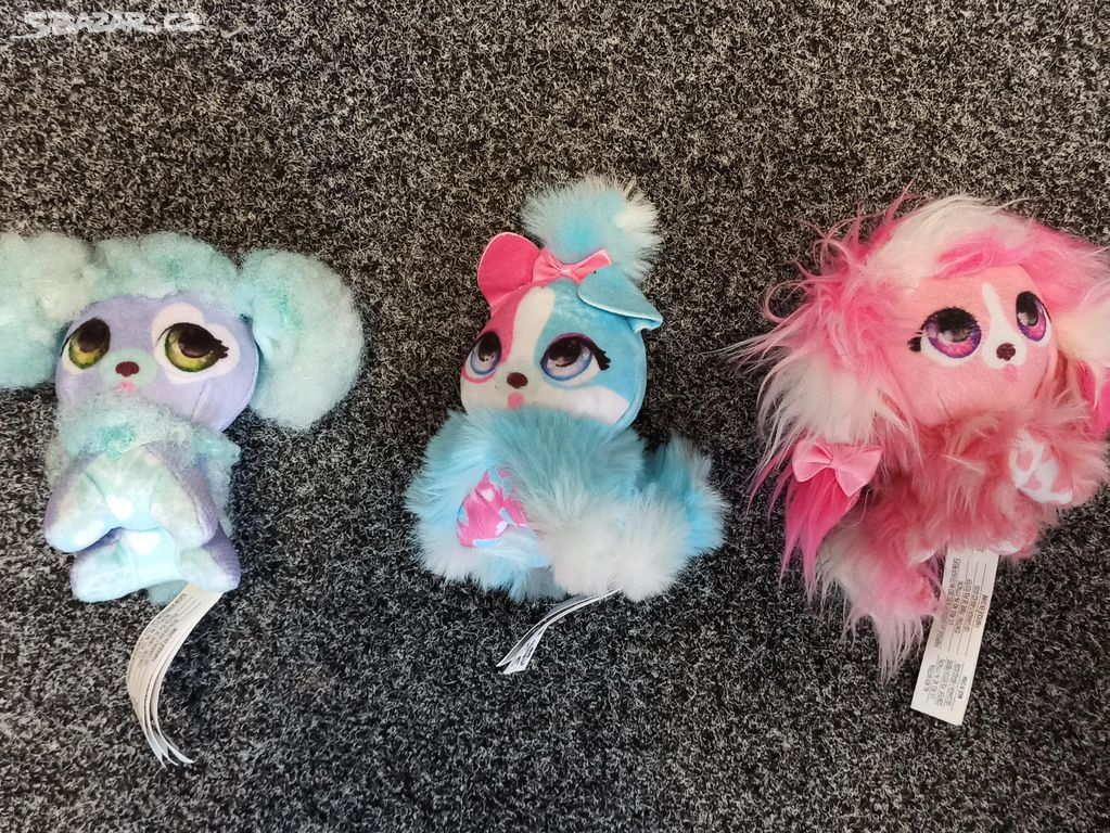 Spinmaster Present Pets - mini plyšáci - 3ks