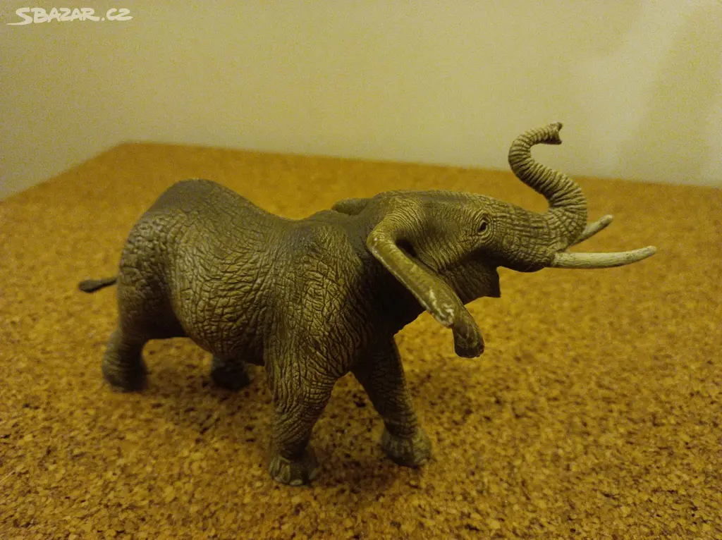 Figurine éléphant D’Afrique Mâle Schleich – 9 X 20 X 12 Cm – Jouet Réaliste Wild Life Dès 3 Ans