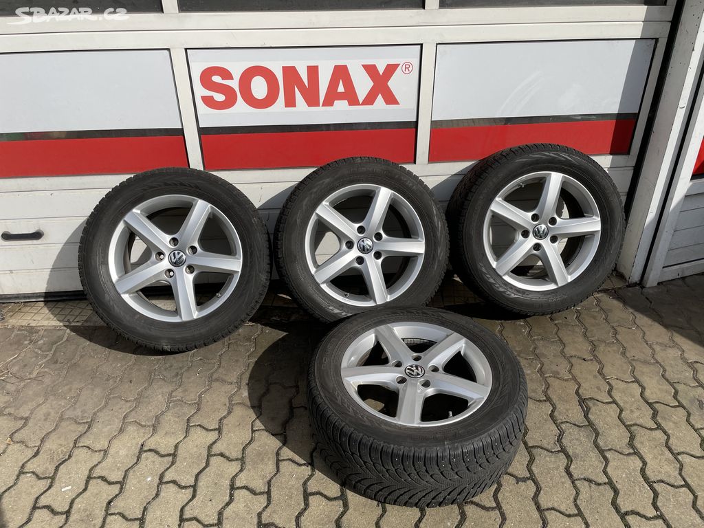 ALU KOLA 5X130 ORIGINÁL VOLKSWAGEN 255/55R18 ZIMNÍ