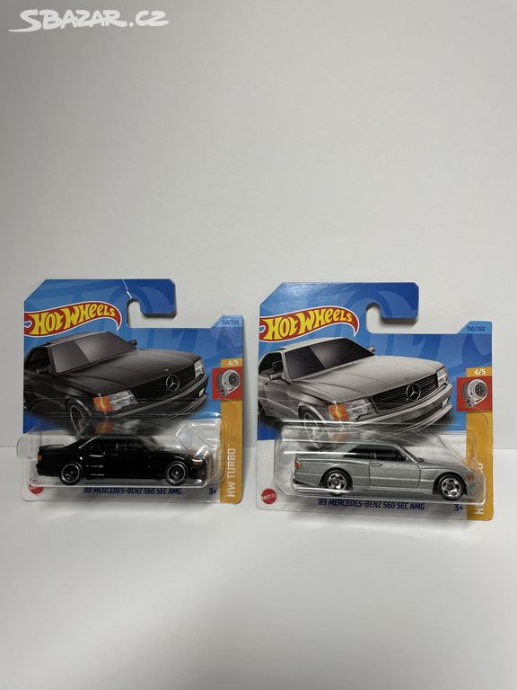 Hot Wheels ´89 Mercedes-Benz 560 SEC AMG (2 ks)