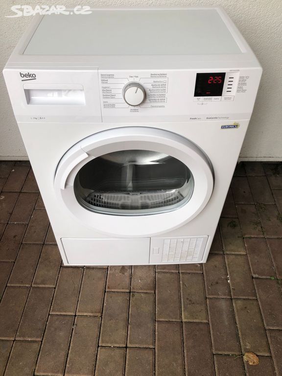 Sušička Beko HDF7412CSRX. SLIM/ A++/ 7kg/ 15 progr