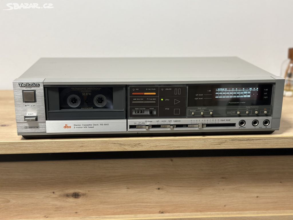 TECHNICS RS-B40 VÝBORNÝ STEREO TAPE DECK S DBX !!