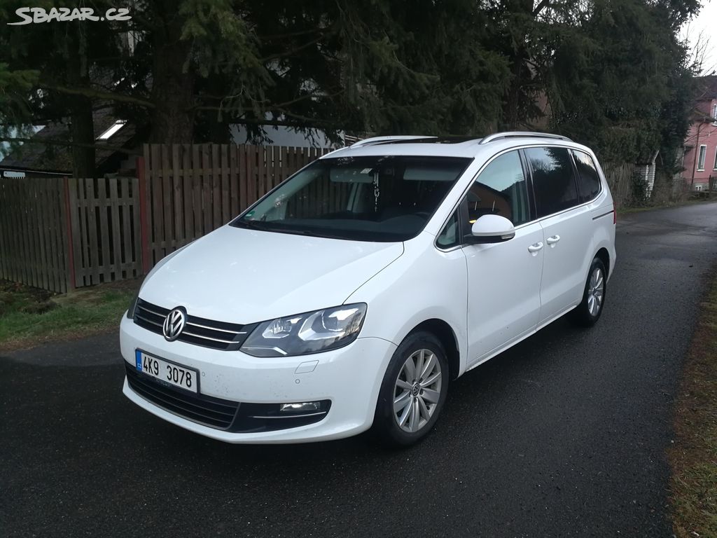 VW Sharan 2,0 TDI Highline, 125 kW, panorama