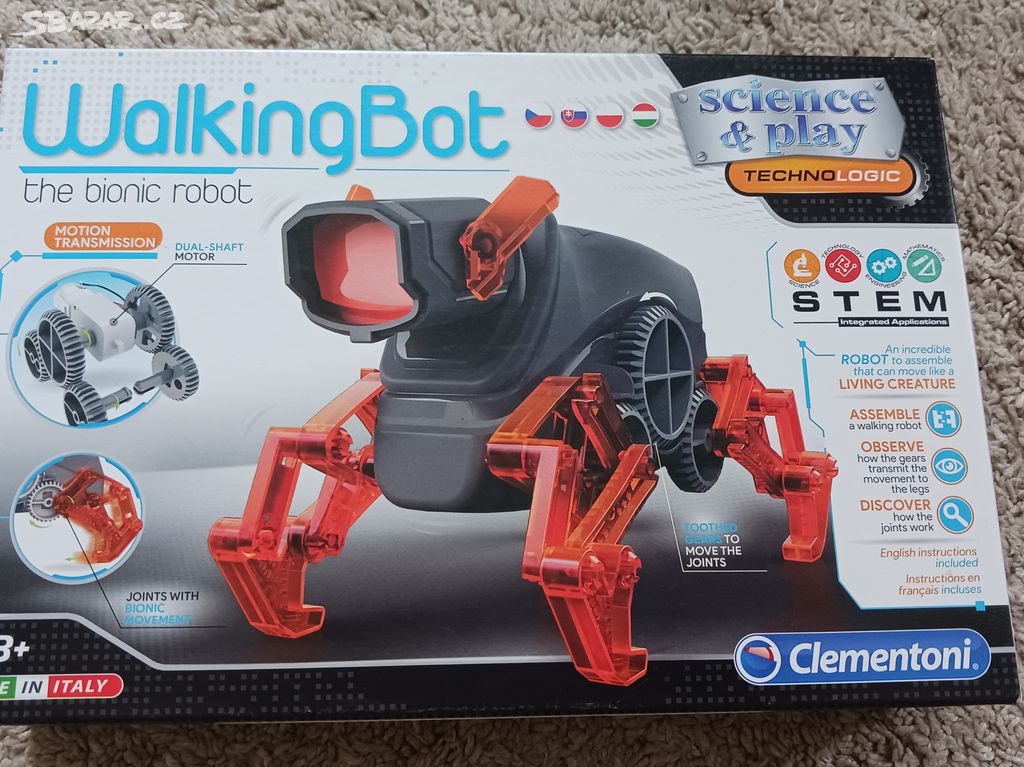 Stavebnice WalkingBot (Clementoni) - nová