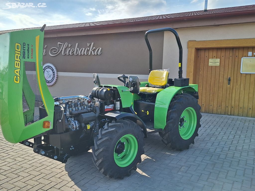 malotraktor CABRIO 26 HTD NOVÝ TOP výbava