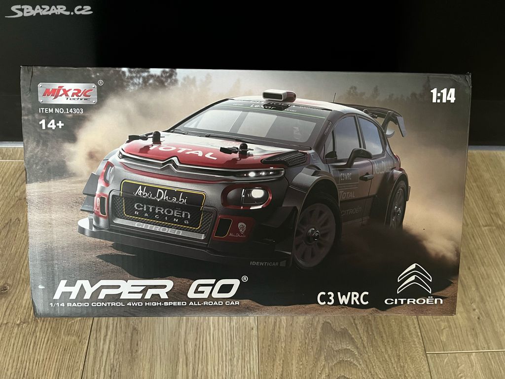 RC model Hyper Go MJX Citroën C3 WRC 4x4, 1:14