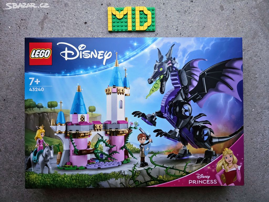 LEGO Disney 43240 Zloba v dračí podobě