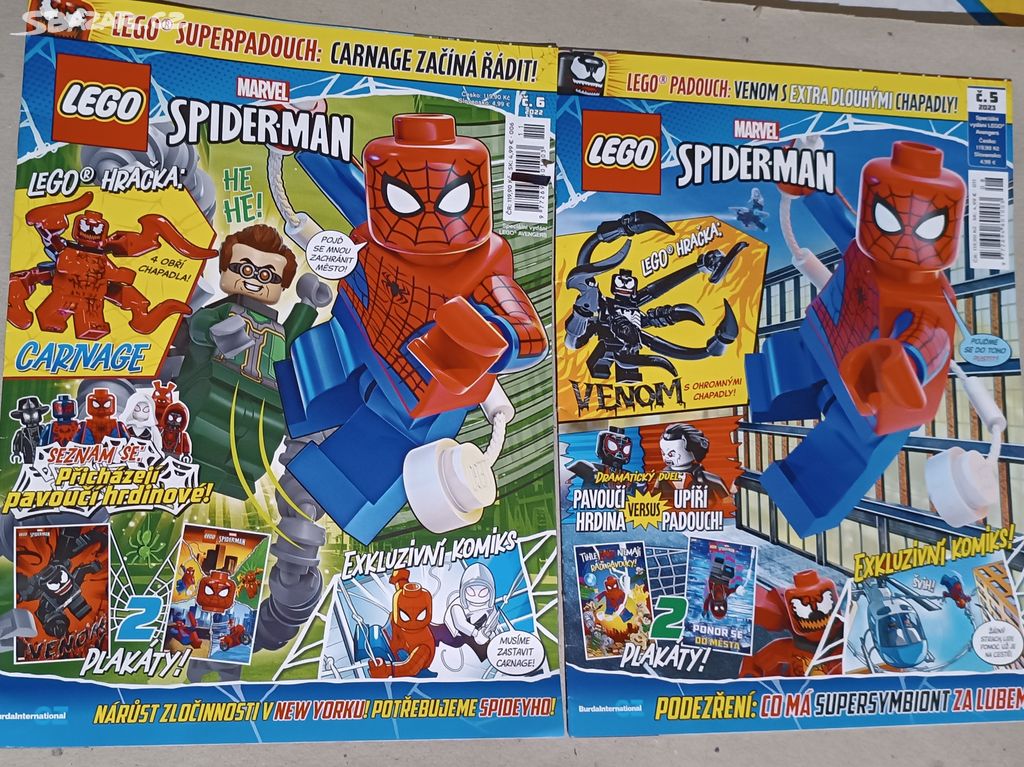 LEGO SPIDERMAN časopis - chybí hračka