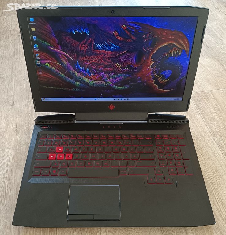 Herní notebook HP Omen, i7-7700, GTX 1050Ti (4GB)