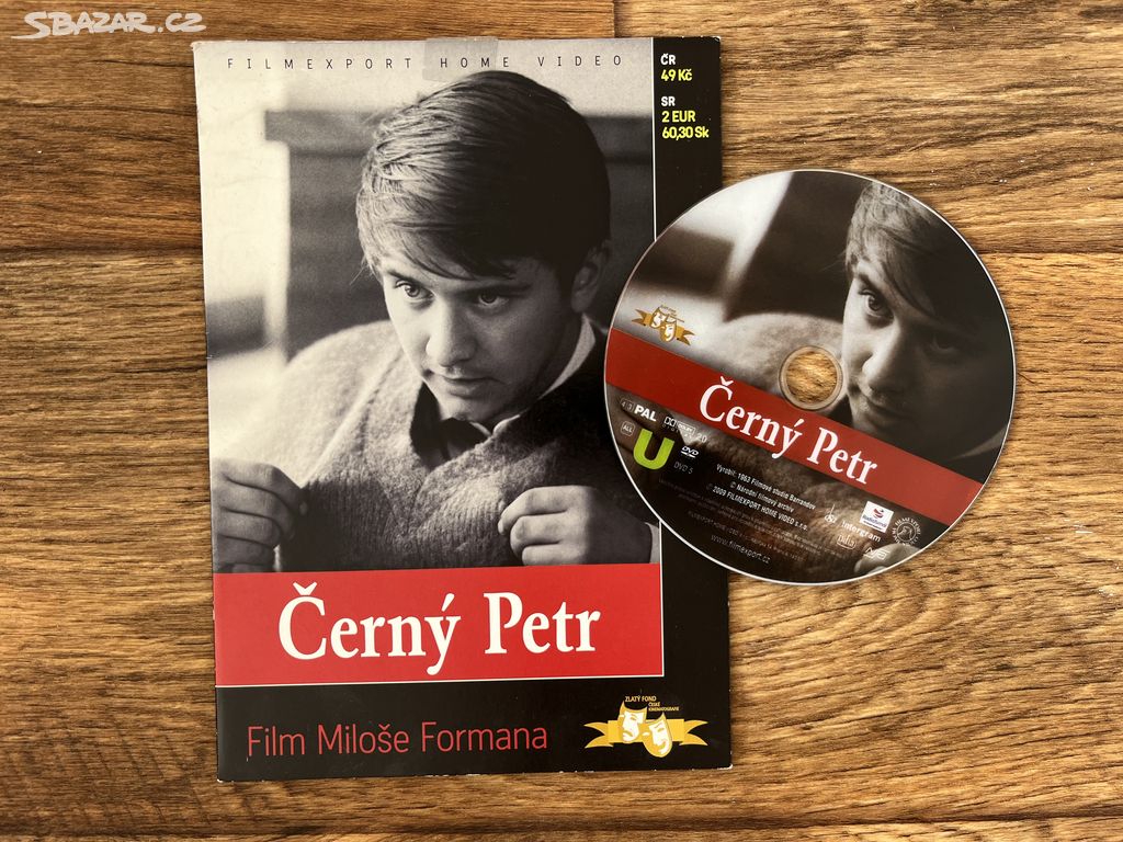 DVD film Černý Petr (Miloš Forman)