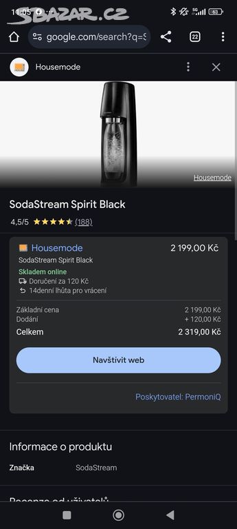 Sodastream Spirit Black