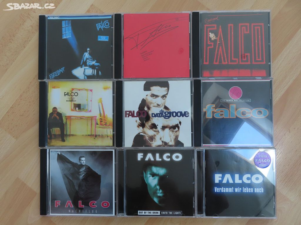 falco - cd rare /sandra modern talking fancy a-ha