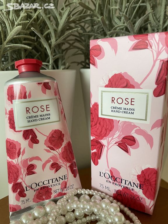 Luxusní krém na ruce Rose L´occitane 75 ml