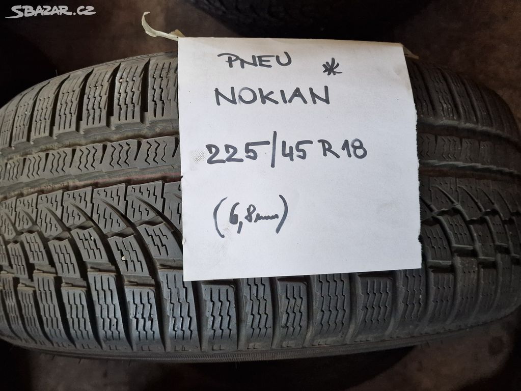 Prodám pneu Nokian 225/45R18