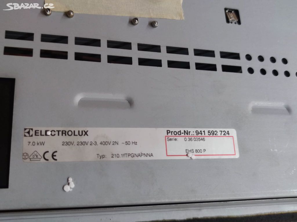 Sklokeramická deska Electrolux