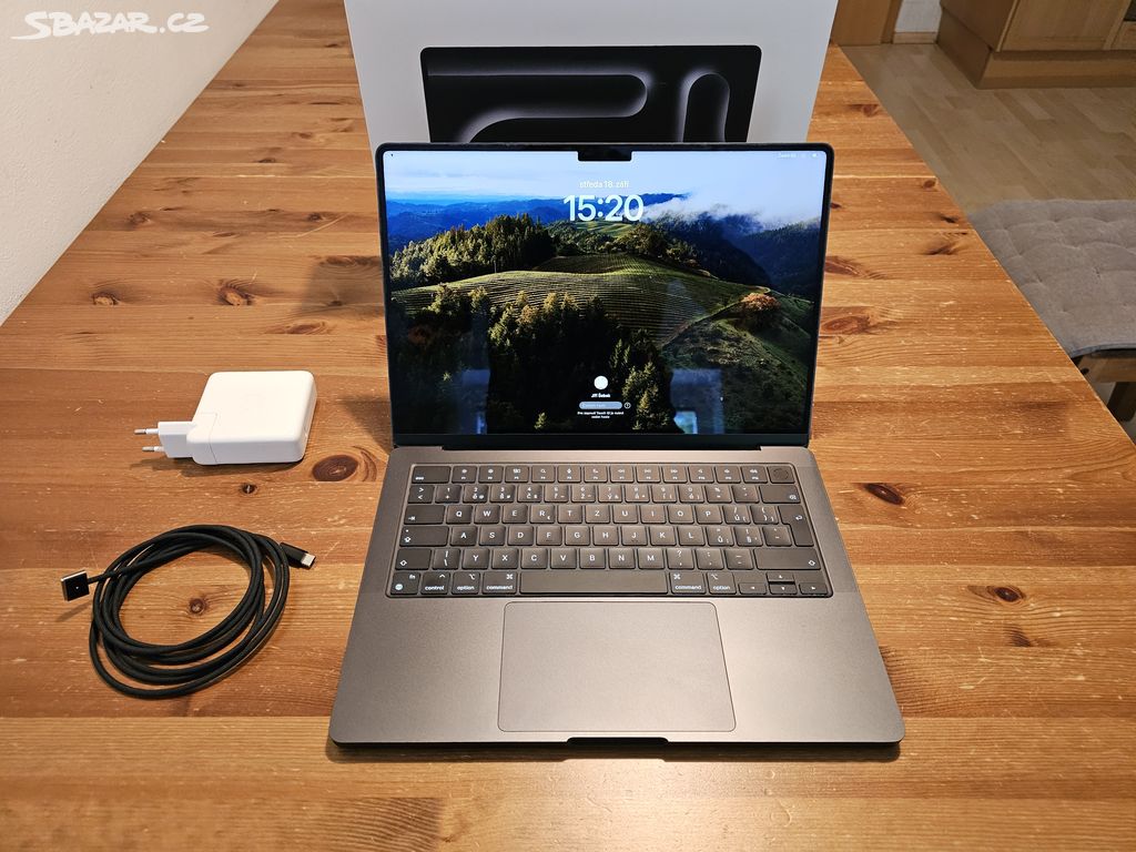 MacBook Pro 14" M3 PRO CZ 2023 černý - 1TB / 18 GB