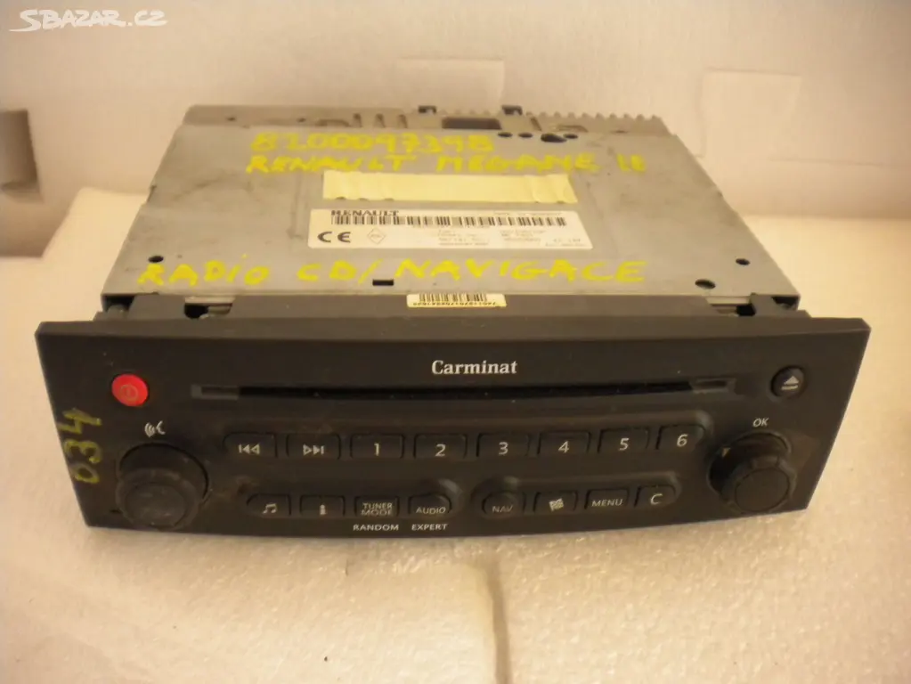 Náhled: AUTORADIO CD\NAVIGACE RENAULT MEGANE 2 8200097398