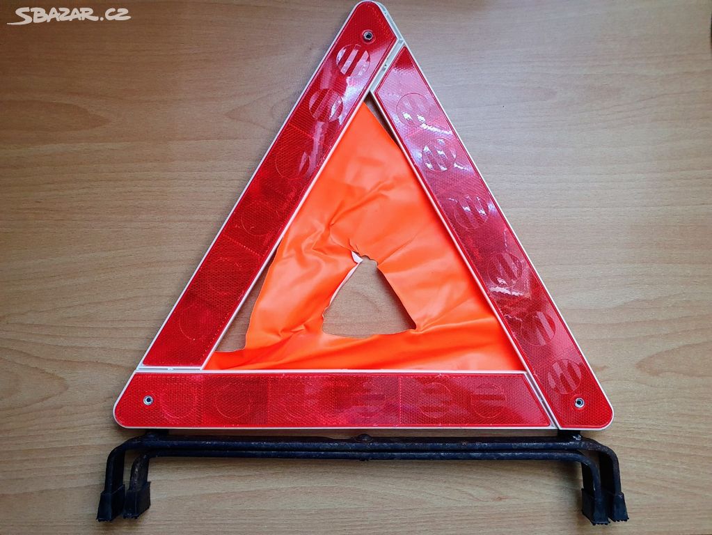 Výstražný trojúhelník retro