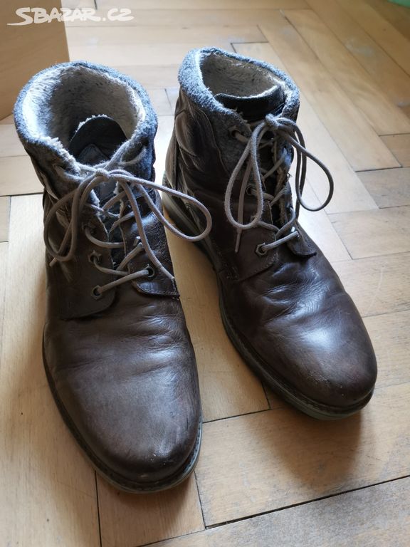 Pánské zimní boty s ortopedickými vložkami vel. 42