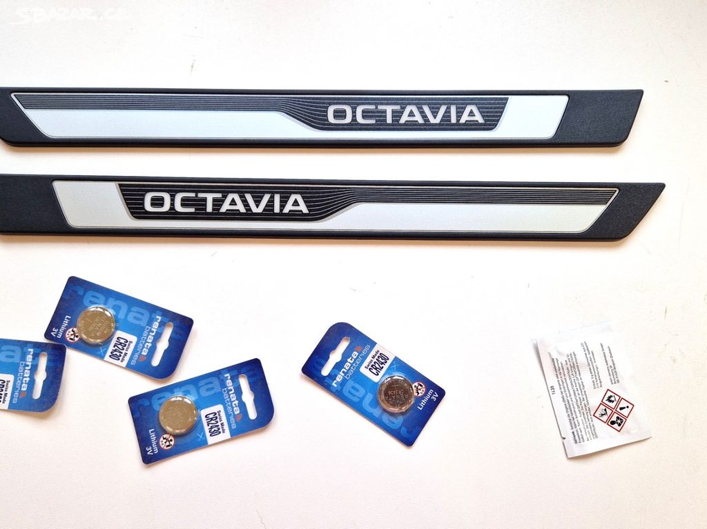 Podsvícené prahové lišty Octavia IV