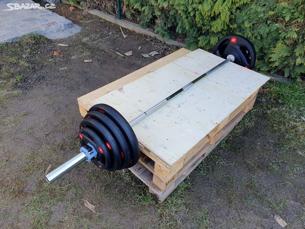 BENCH činka 120kg olympijská, nová