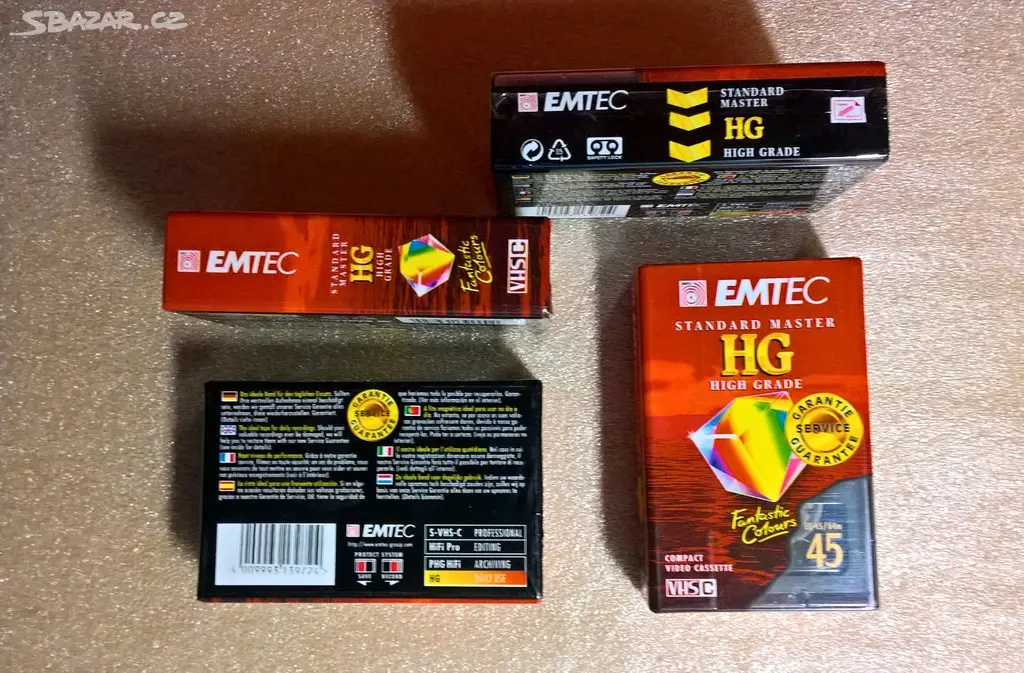 EMTEC EC 45 Videocassette VHS-C - Confezione Da 2 Pezzi Per Videocamere - Foto 3