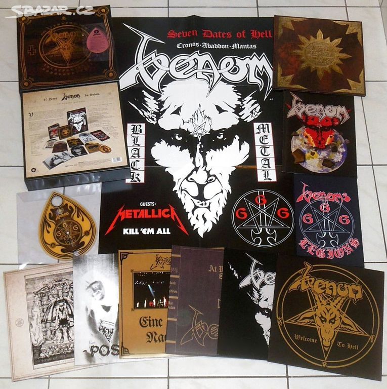 LP box set Venom - In Nomine Satanas (2019) /NOVÉ/