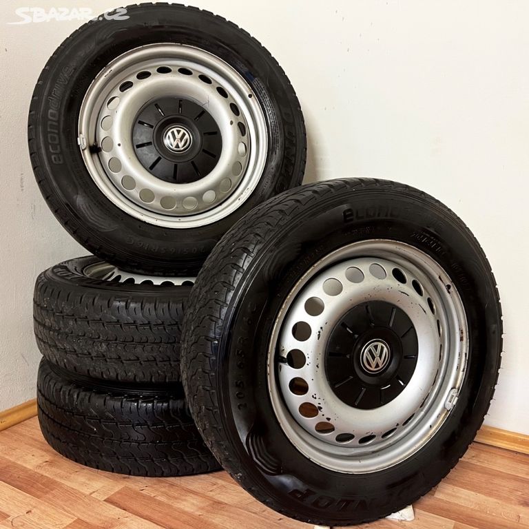 VW T5/T6/T6.1 5x120 R16 ET51+LETNÍ 205/65R16C 7mm