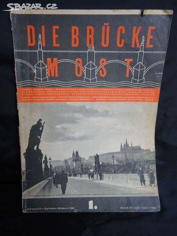 K0865 _ Časopis Die Bruecke Most č.1. 20.9.1940
