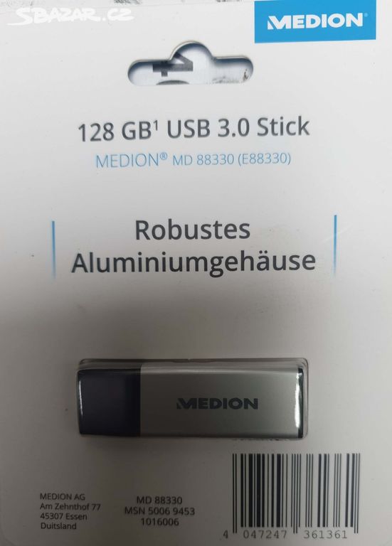 USB 3.0 flash disk 128GB, vysoká kvalita,AL tělo