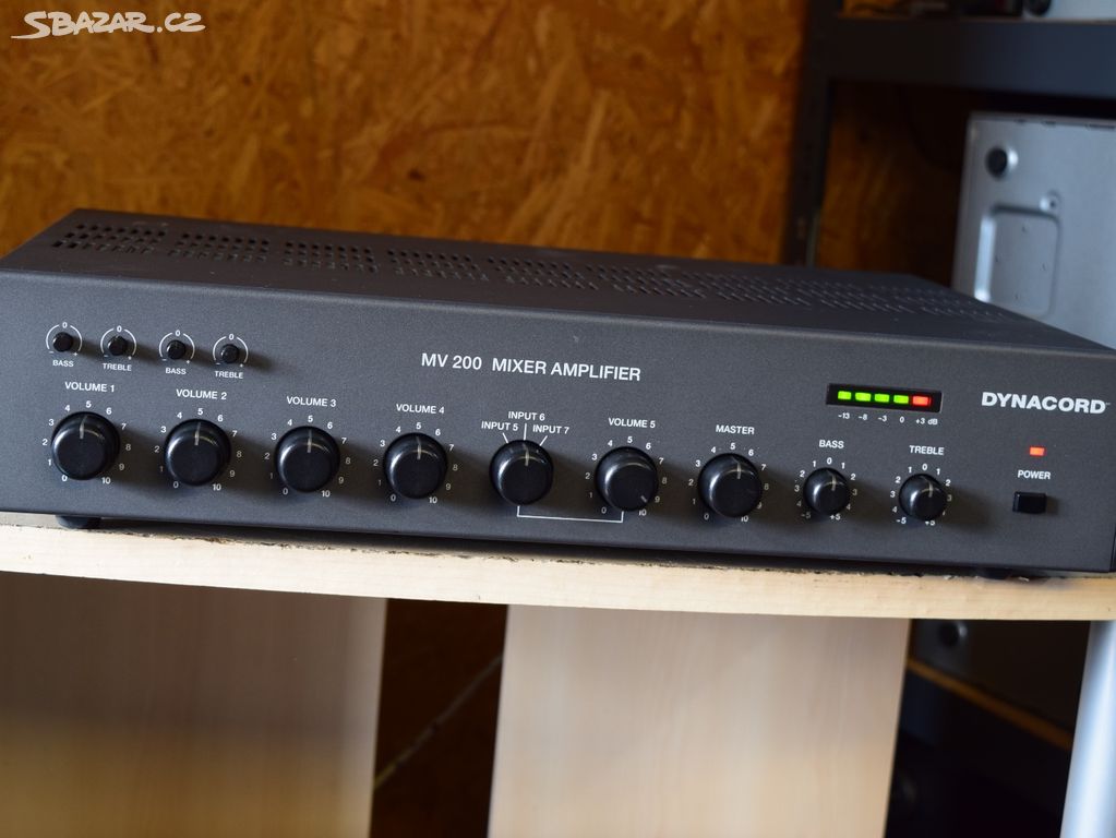 DYNACORD MV-200 MIXER AMPLIFIER ZESILOVAČ !