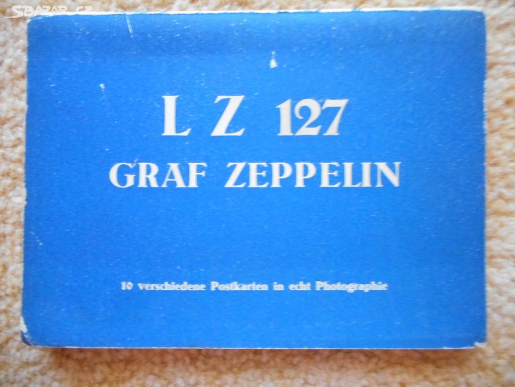 ZEPPELIN - soubor 10 pohledů z roku 1930 - UNIKÁT