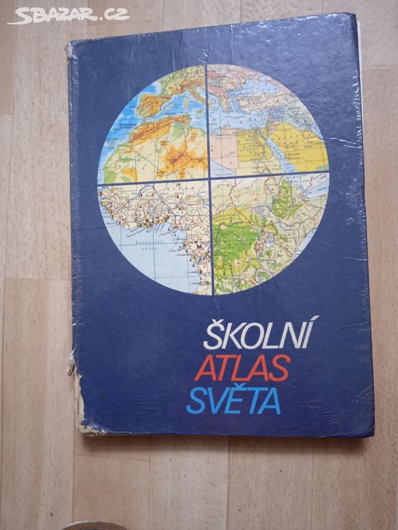 Retro Školní atlas světa