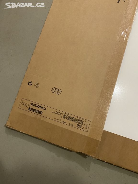 Police do rohové skříňky Ikea bílá