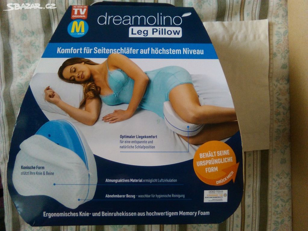 Dreamolino Leg Pillow 25x25x15 Mediashop 2ks Brno Sbazar.cz