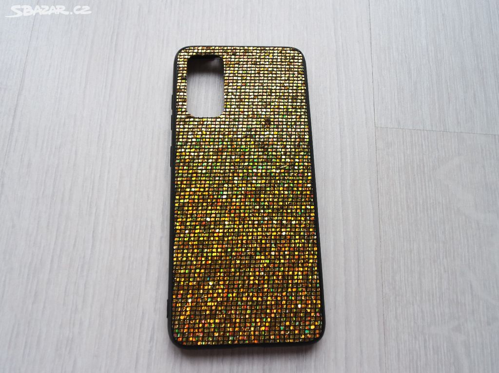 Třpytivý obal na Samsung Galaxy S20 zlatý - NOVÝ