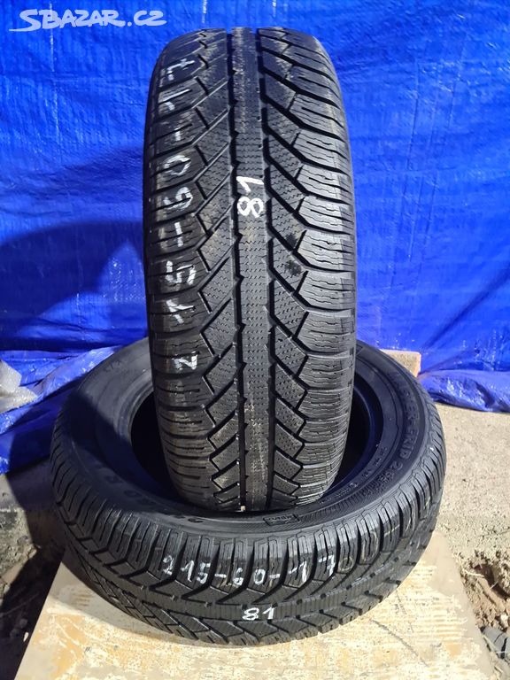 Zimní pneu 215/60 R17 Semperit 2Ks