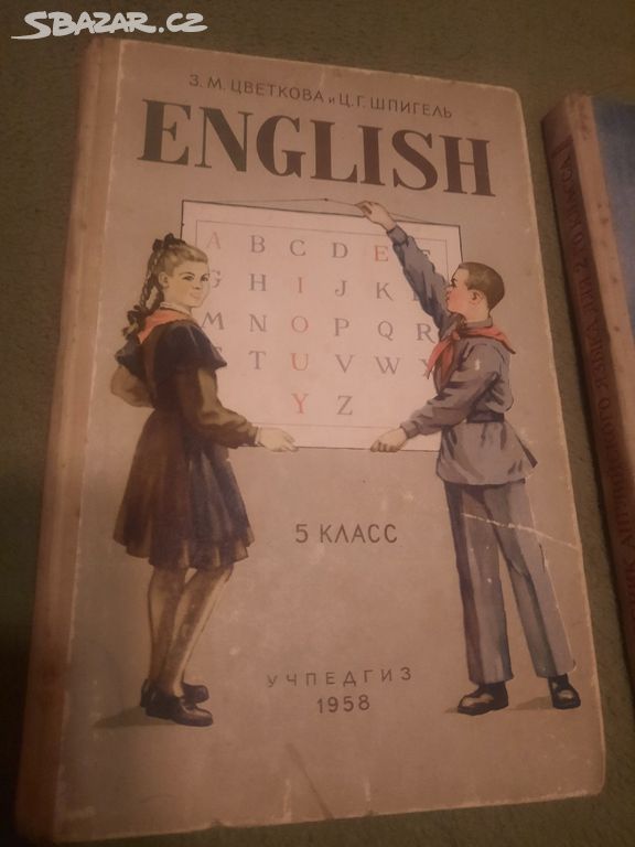 Dvě sovětské učebnice angličtiny