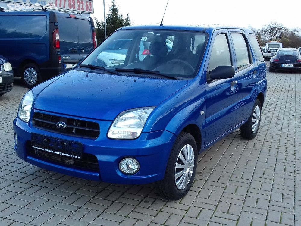 Subaru Justy 1,3 4x4 Klima Servisní knížka