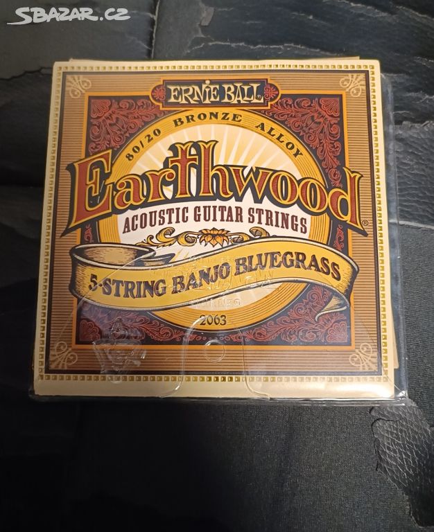 Struny ERNIE BALL Earthwood Bronze Banjo Bluegrass