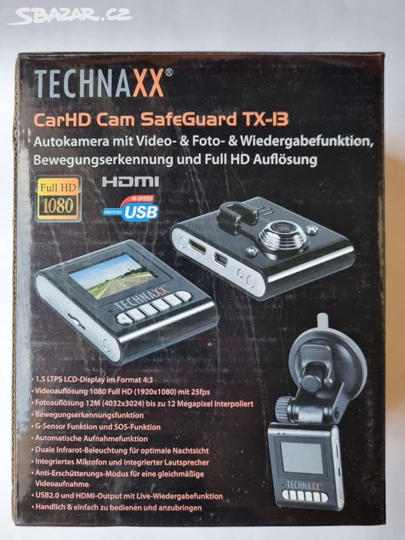 Autokamera Technaxx TX-13 nová